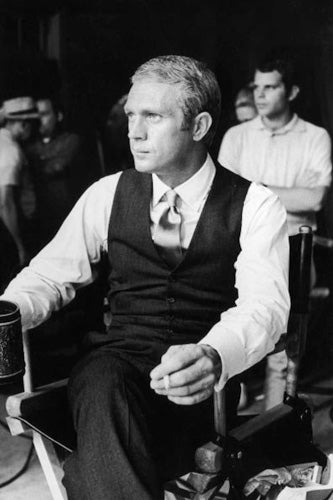 Unknown Photographer - Steve McQueen on the set of "The Thomas Crown Affair", 1968