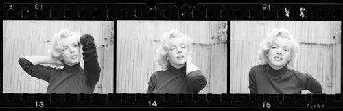 Alfred Eisenstaedt - Three Frames of Marilyn Monroe, California, 1953
