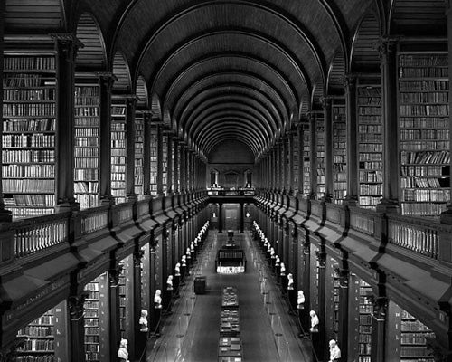 Thorsten Schimmel - Long room at Trinity College Library, Dublin, Ireland, 1997