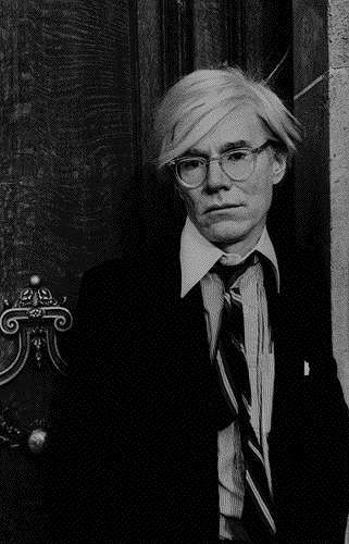 Christopher Makos - Andy Warhol in Doorway, Paris, 1981