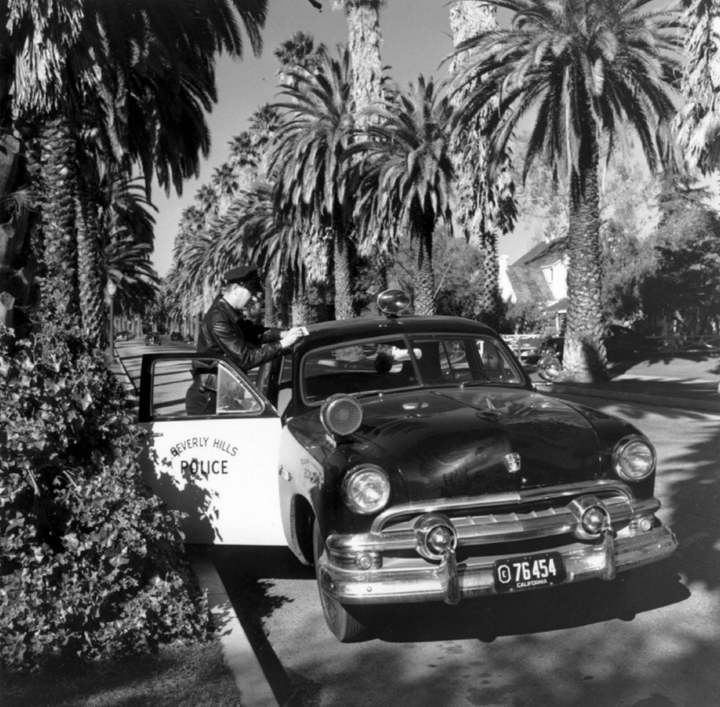 Slim Aarons - Beverly Hills Cop, California, ca. 1952